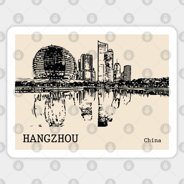 Hangzhou China Sticker by Lakeric
